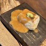 藁焼 みかん - 呉豆腐。