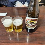 ささのや - やはり瓶ビール♪