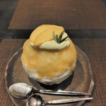 中川氷菓店 - 林檎カスタードかき氷