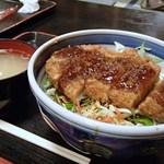 豊野温泉りんごの湯 - ソースかつ丼 (2014.03)