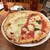 Italian Kitchen VANSAN - 料理写真:マルゲリータ＆4フォルマッジ￥1,859 バードアイアングル