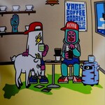 山羊コーヒー - ブラジルコーヒー・パッケージ（イラストレーター:ネゴシックス氏）