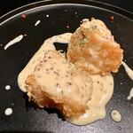 イタリアン チャイナバル村塾 - カレイのフリット マスタードソース490円