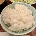 とんかつ河 - 炊き方絶妙　ご飯！