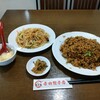 青山餃子房 - じゃがいも千切り炒め￥780＋角煮チャーハン￥750