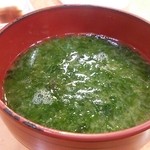 武蔵丸 - 生のり味噌汁１８０円