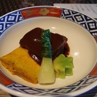 百名伽藍 - 煮ものはラフテーの温野菜添え。