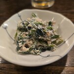 串坊 - お通し(白和え)