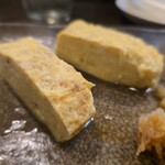 串坊 - ちょっと食べたあとの美味しい美味しいだし巻き玉子