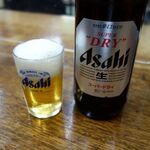 森田食堂 - 「ビール大」（大瓶ビール、600円）