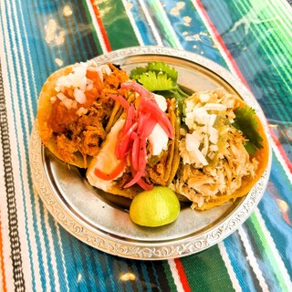 大人気！一口サイズのチキンタコス