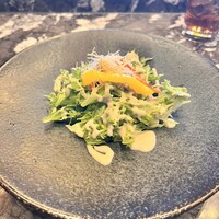 鉄板焼 摩天楼 東京スカイツリー・ソラマチ店 - サラダ　蟹入り