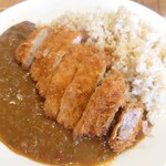 アバズカフェ - カツカレー玄米ご飯