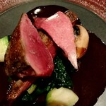 LA COMBE - ⭐️最高⭐️でした(๑>◡<๑)山鳩ロースト❤️自家製フォン・ド・ジビエのソースが圧巻⭐️です╰(*´︶`*)╯♡❤️