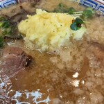 大島ラーメン あづまや - すりおろしたての生生姜♫