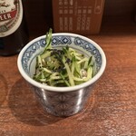 もつ焼とテール デンスケ - お通し　