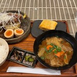 竈門ご飯 一穀 - 豚の角煮と出汁巻卵