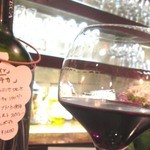 自然派レストラン TERRA - 赤ワインをいただきます2014/7月