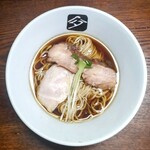 中華そば 髙野 - 撮影用にかいわれが必要・・・なのでネギを細工して♪