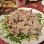 B級酒場まっちゃげ - 豚シャブサラダ（5時間飲み放題）2014/06