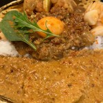 スパイスポスト - 「チキン&キーマ&ポークビンダル(s)(1550円)