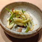 すしやのたい悟 - 葱の新芽のお浸し