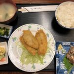 港のごはんやさん - '25/02/20 真あじフライと真あじなめろう定食（税込1,500円）