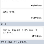 OTTO SETTE - ドリンクメニュー一部