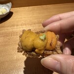 すし いなせ - おこげのシャリにうに