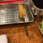 ひげ勝 - ミノ(串が熱いので注意です。)