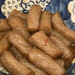 祇園おばんざい ぎんや - 甘辛く炊いたコンニャク◎