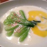 野菜のクリーム煮。正式名称忘れました。見た目が綺麗です。