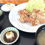 おろしポン酢添えから揚げ定食　並