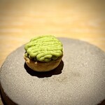 マンサルヴァ - 黒トリュフがしっかり香る、ふくよかなアミューズ。