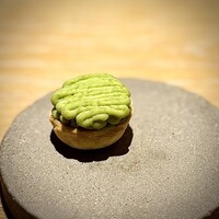 マンサルヴァ - 黒トリュフがしっかり香る、ふくよかなアミューズ。