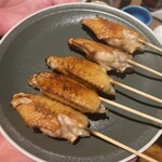 炭火焼 鳥夢 - 比内地鶏の手羽先焼き