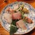 ぬる燗 - 料理写真:刺身盛り合わせ