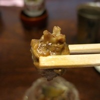 大市 - ○鍋コース(24000円)・先付 すっぽんの肉のしぐれ煮