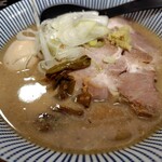 灼味噌らーめん 八堂八 - 味噌らーめん 1200円、味玉 150円