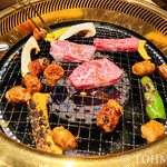 明秀苑 - しっかり焼いて食べる。