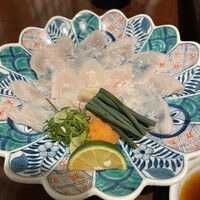 土佐料理 祢保希 銀座店 - クエ薄造り