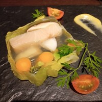 IL PINOLO SKY TERRACE 横浜 - 前菜（ブリ他とアヒージョソースのテリーヌ）