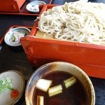 北の蕎麦屋 - 2014年7月　かもせいろ905円＋大盛り191円