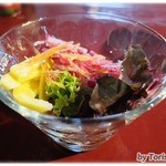 サイトウコーヒー - ランチのサラダ