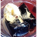 サイトウコーヒー - ランチセットのコーヒーゼリー