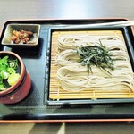 奥出雲 そば処 一福 - 天ざるそばのざるそば