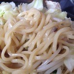 翠園 - 中太麺