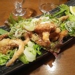 梅月 - 烏賊げそ唐揚げ