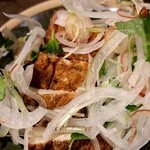 とんこや - 薬味少しどける