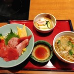 家族レストラン 坂東太郎 - 料理写真:まぐろ丼セット